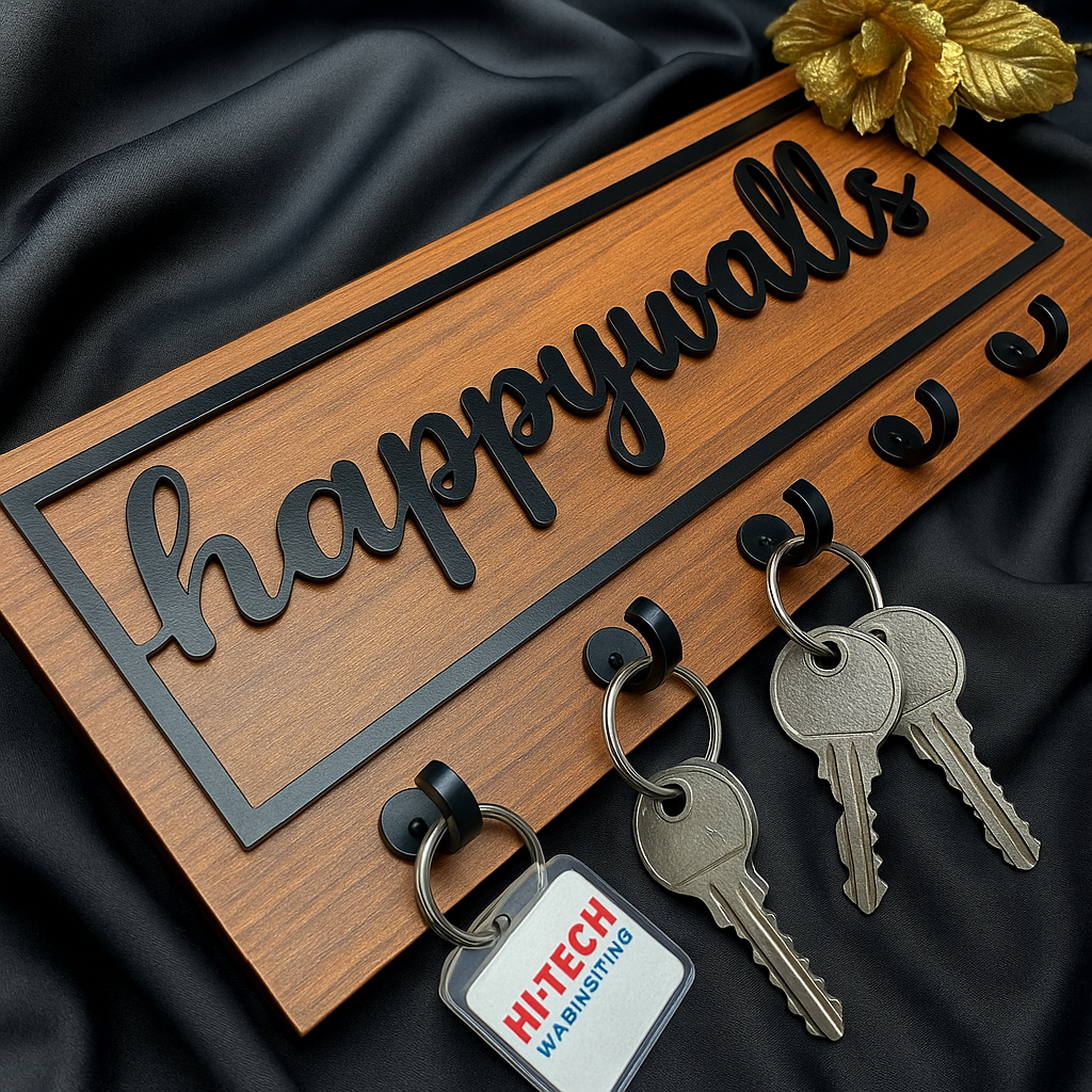 Custom Name Wall Organizer for Home