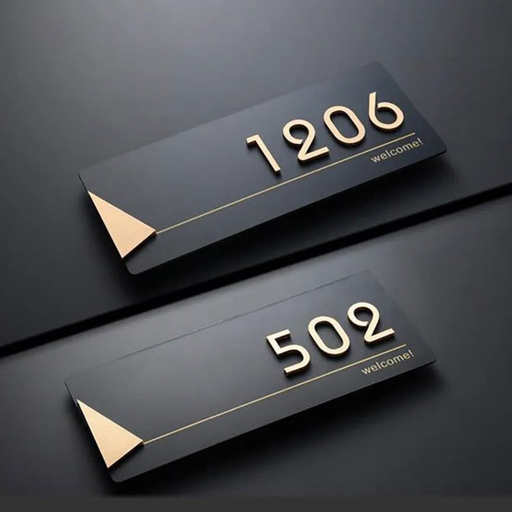 Modest House Name Plate