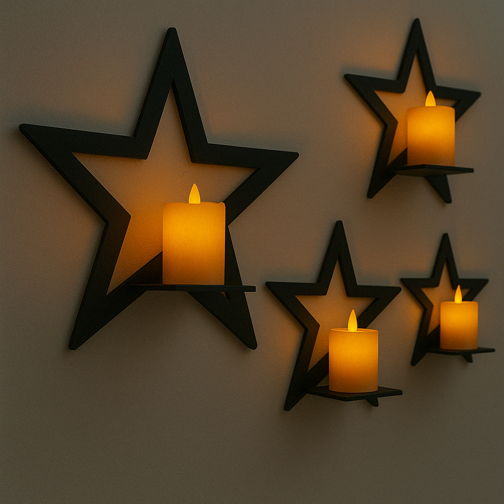 Star Candle holder