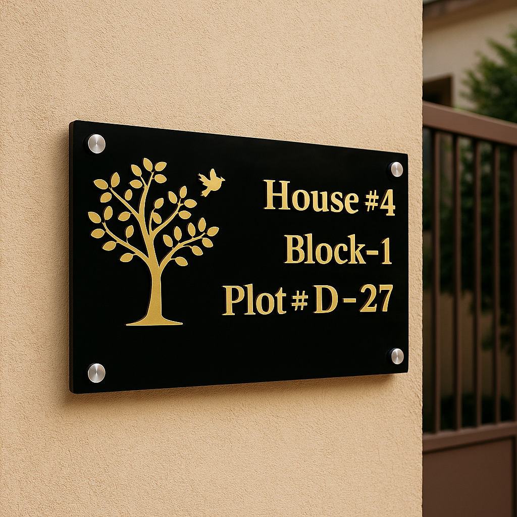 Why Every Home in Pakistan Deserves a House Name Plate