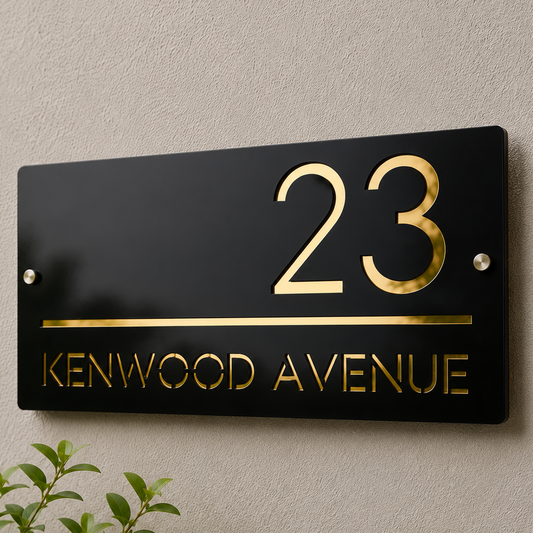Elegant House Name Plate