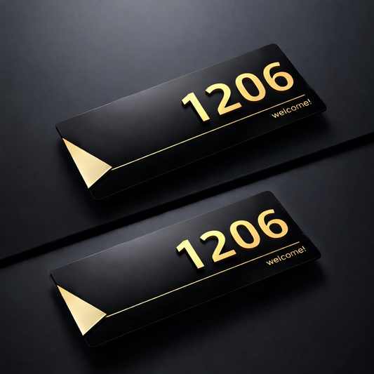 Modest House Name Plate